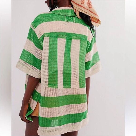 Free People We The Free Del Mar Cabana Shirt Size XS - Picture 2 of 8